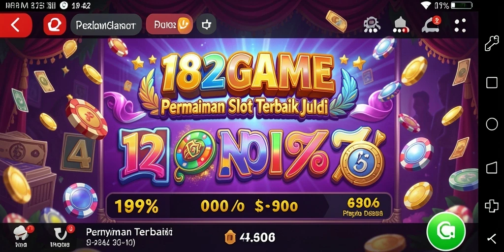 Tampilan utama 182GAME menampilkan gameplay Slot yang seru.