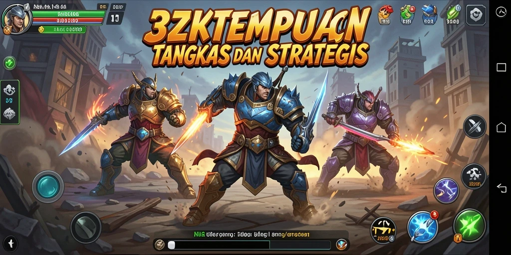 Gameplay menegangkan dalam pertempuran FPS epik.