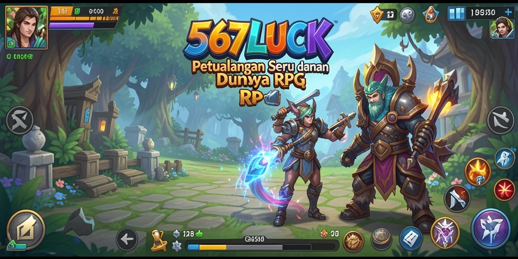 Tampilan gameplay seru dan menarik di 567LUCK dengan pertempuran epik.