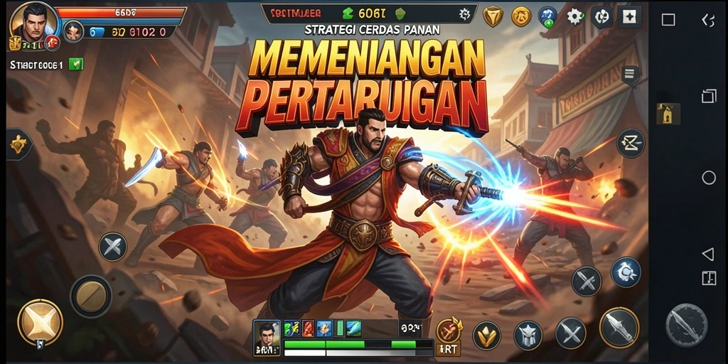 Tampilan gameplay menarik dari 6RT dengan berbagai taktik strategi.