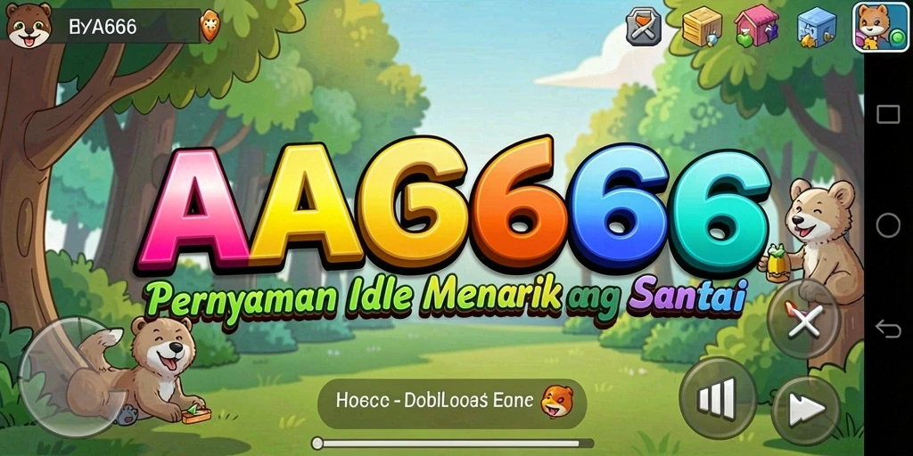 Screenshot utama AA666 menunjukkan gameplay Idle yang menghibur dan menenangkan.