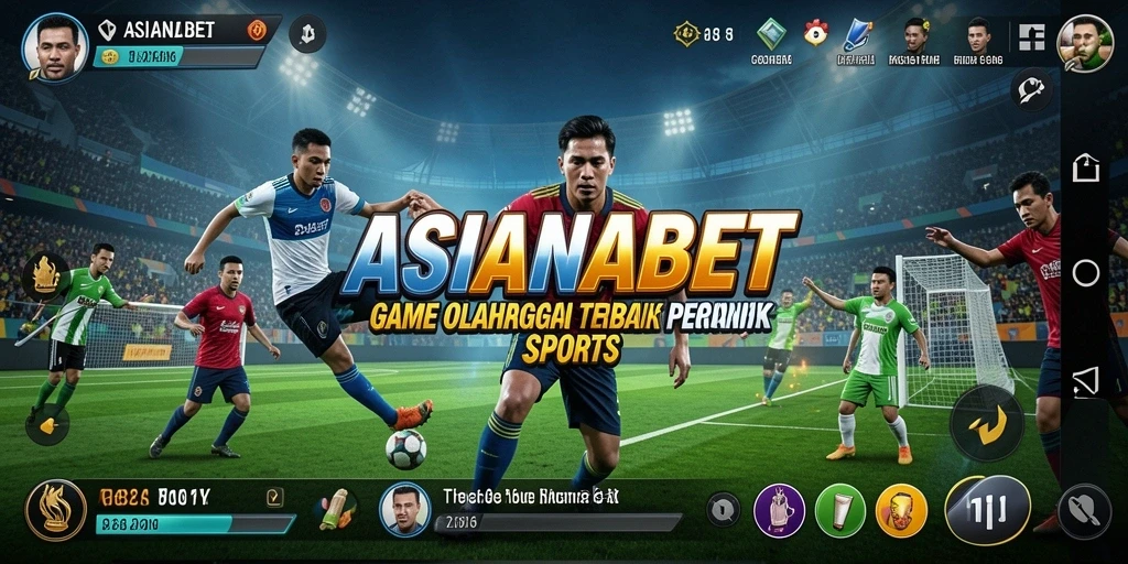 Tampilan gameplay ASIANABET dengan aksi seru olahraga.