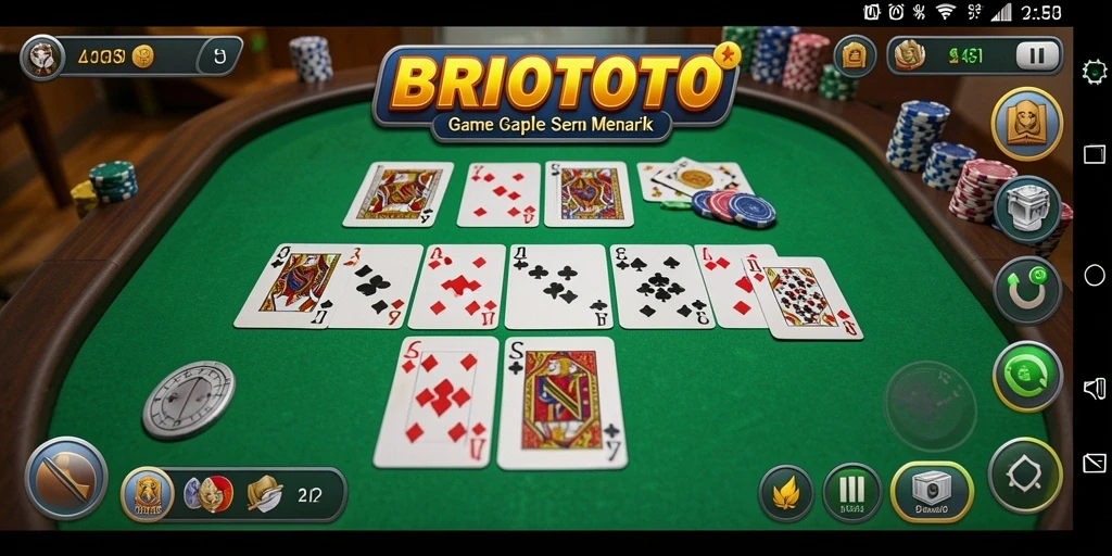 Tampilan gameplay BRIOTOTO yang seru dan interaktif.