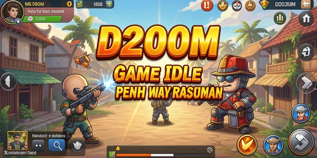 Tampilan gameplay D200M yang seru dan menarik.