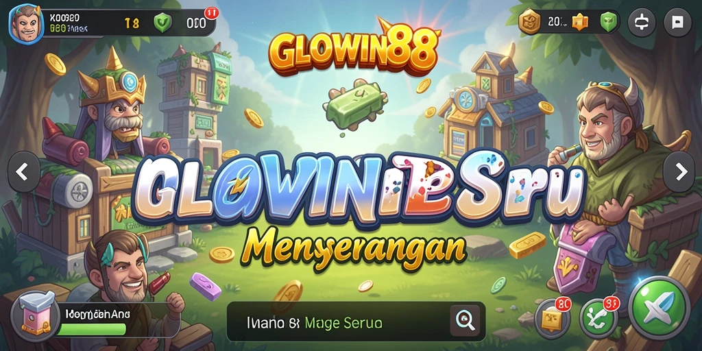 Tampilan gameplay GLOWIN88 yang menarik dalam mode Idle.