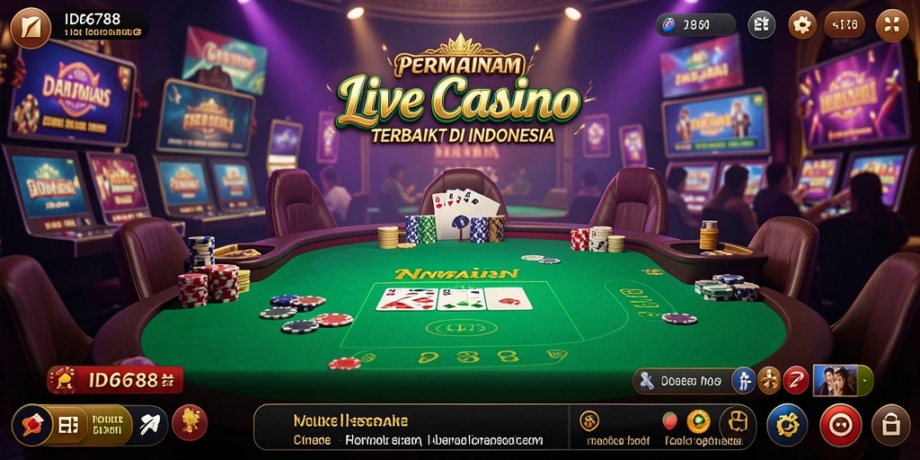 Tampilan gameplay ID6788 yang menarik dan interaktif di Live Casino.