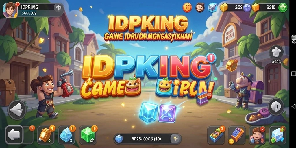 Screenshot gameplay IDPKING menampilkan aksi seru yang bisa dilakukan pemain.