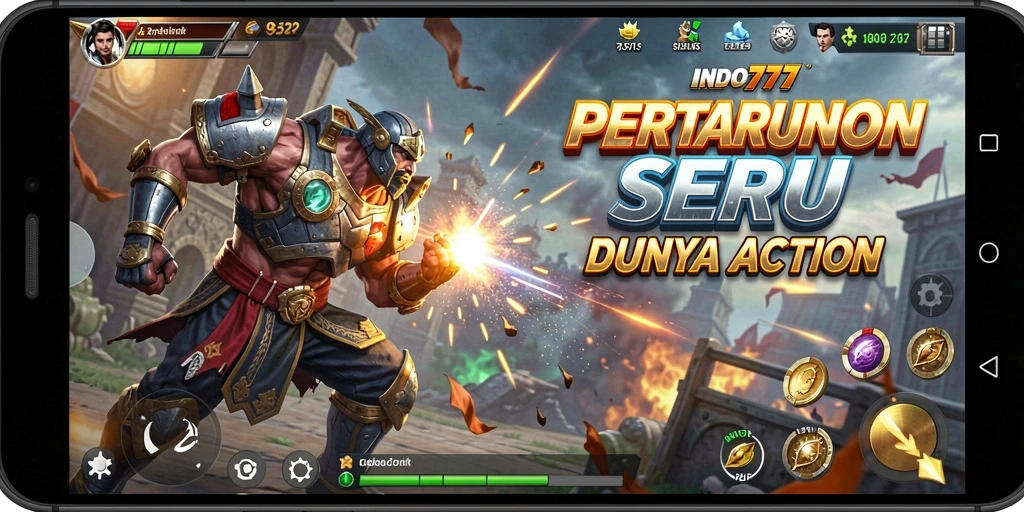 Tampilan gameplay yang mendebarkan di INDO777 dengan aksi yang intens.