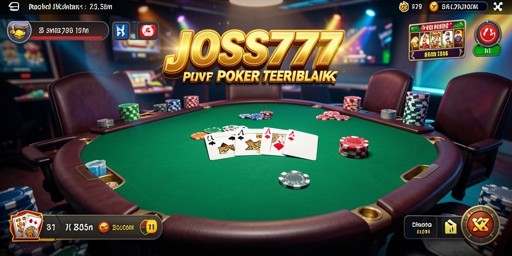 Gameplay seru JOSS777 dengan momen mendebarkan saat bermain poker.