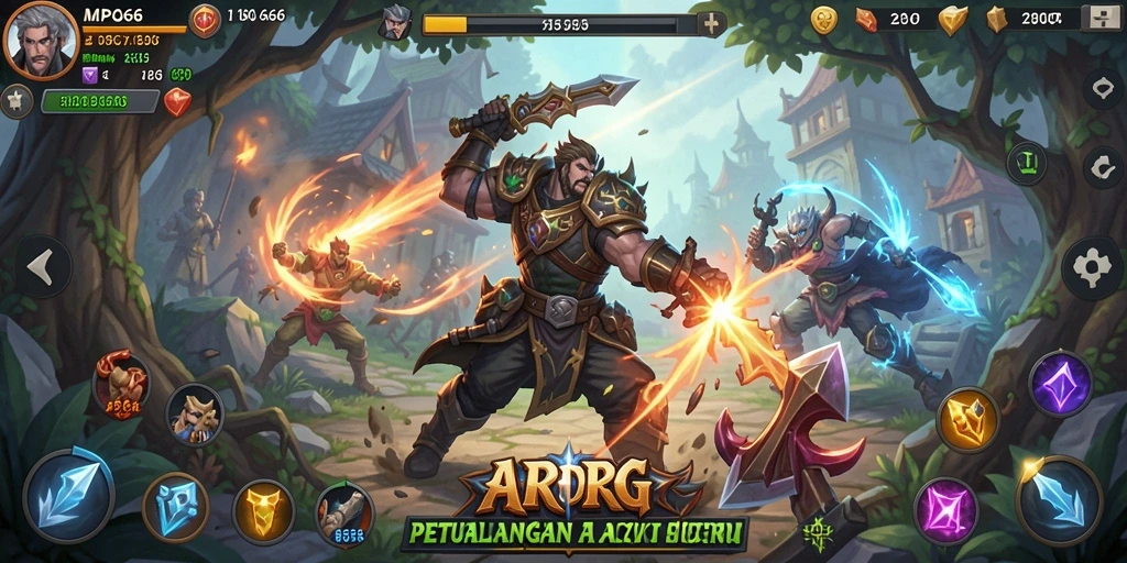 Screenshot gameplay MPO666 menunjukkan aksi seru dan pertarungan menegangkan.