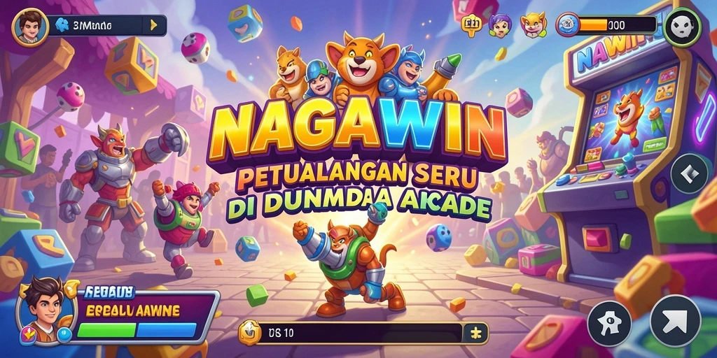 Tampilan gameplay NAGAWIN yang penuh tantangan dan keseruan.
