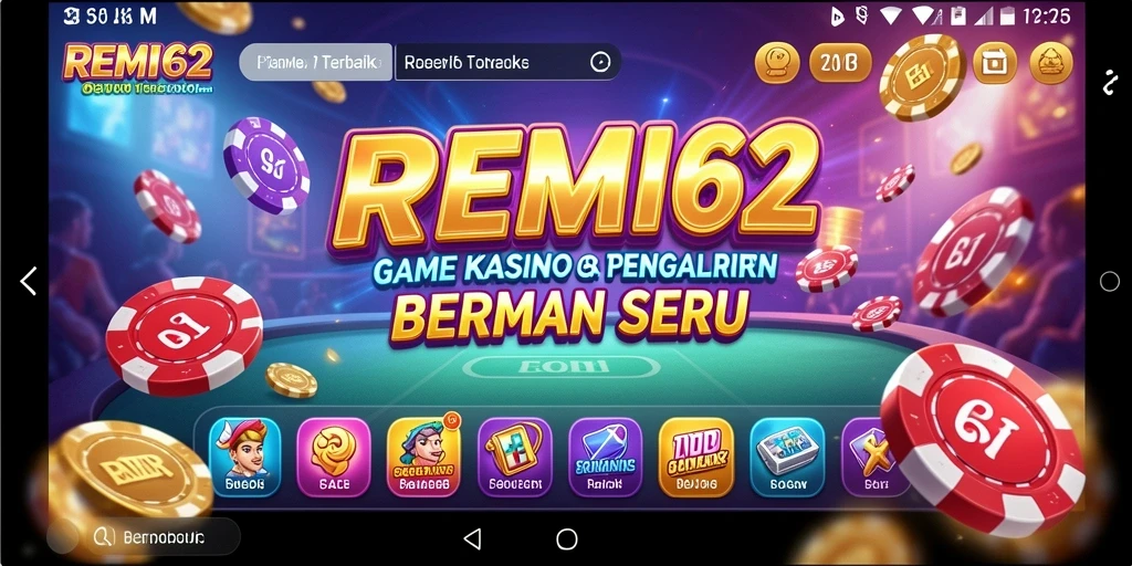 Tampilan gameplay seru dalam game Kasino REMI62.