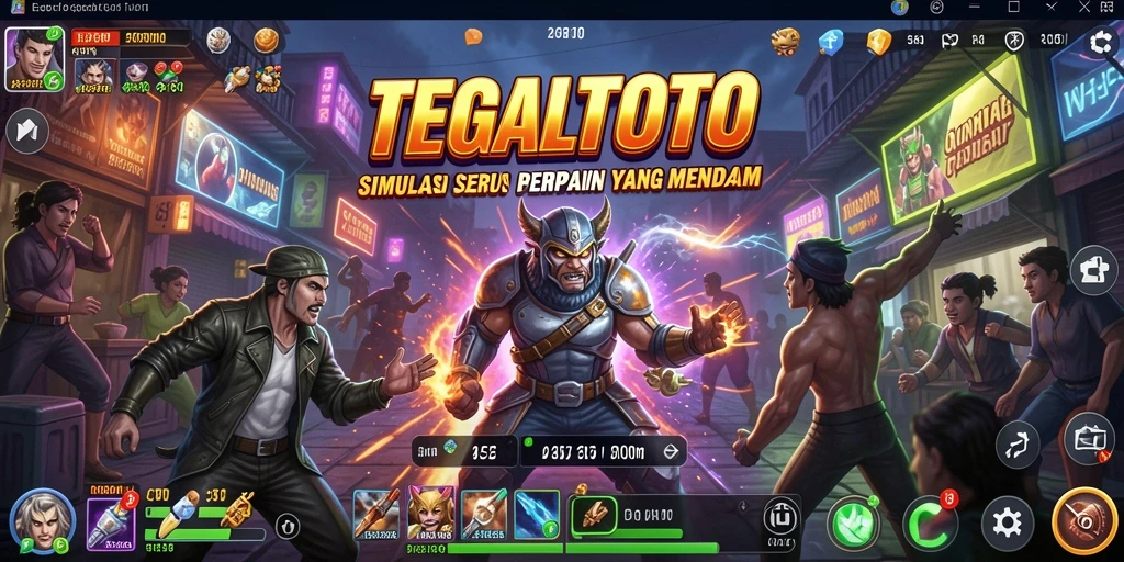 Tampilan gameplay <strong>TEGALTOTO</strong> yang interaktif dan realistis.