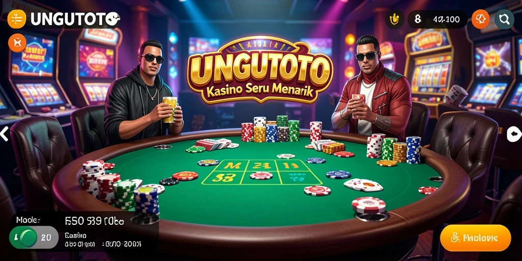 Tampilan gameplay UNGUTOTO yang menarik dan mendebarkan.