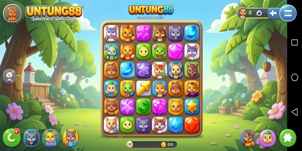 Gameplay seru dan penuh warna dalam UNTUNG88.