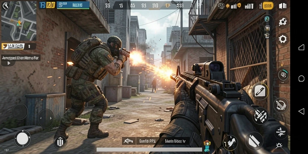 Tampilan gameplay VALIR4D yang menegangkan dan penuh aksi.